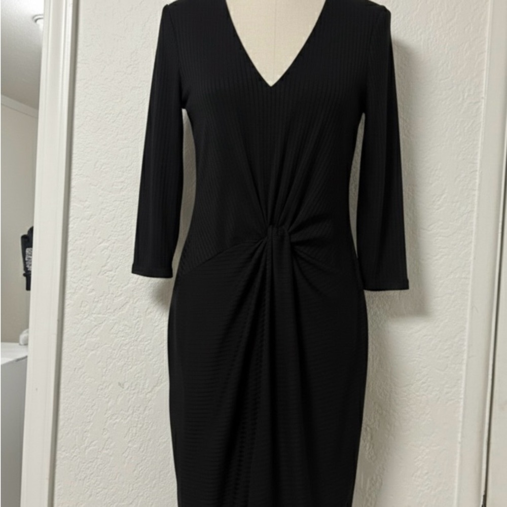 Free People Black Long Sleeve Dress